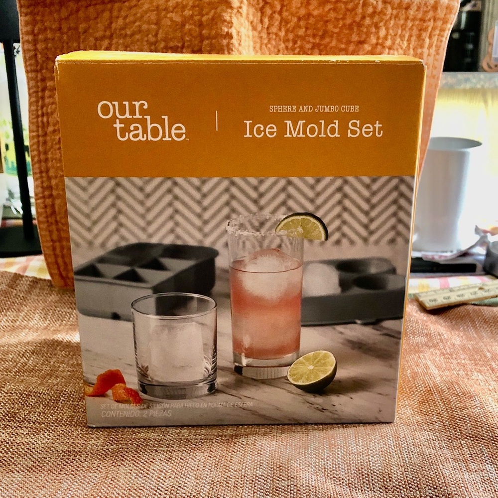 Ice Mold Set - Gray (never used) in box